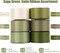 Sage Green Ribbon 1 Inch Moss Green Double Face Satin Ribbon 6 Rolls Sage Ribbon for Wedding Green Ribbon for Baby Shower Ribbon for Gift Wrapping Hair Bows Crafts - 60Yards